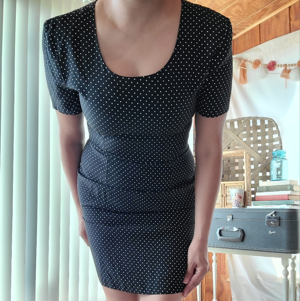 My Michelle polka-dot mini dress - Picture 1 of 2